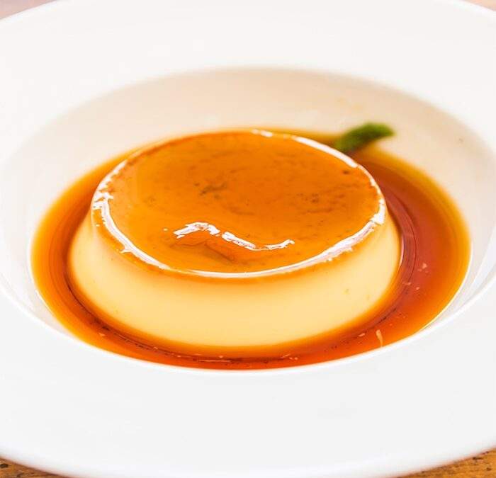 Flan DFN de mandarina