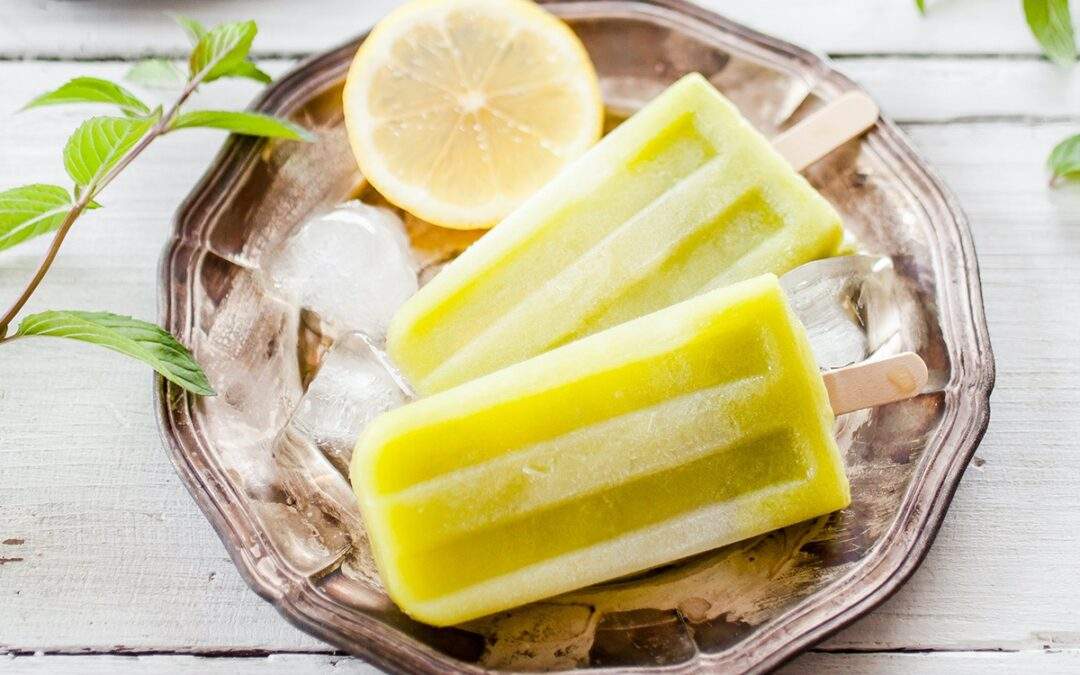 Paletas DFN de limón y pepino