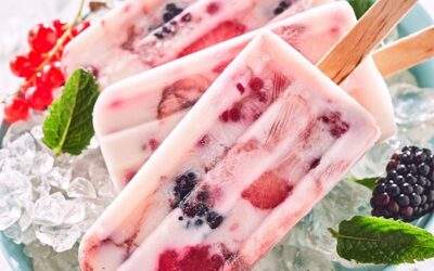 Paletas SMARTi de yogurt y berries