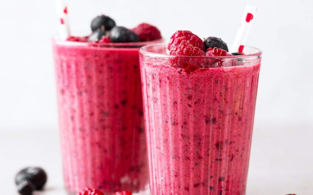 Smoothie DFN de frutos rojos